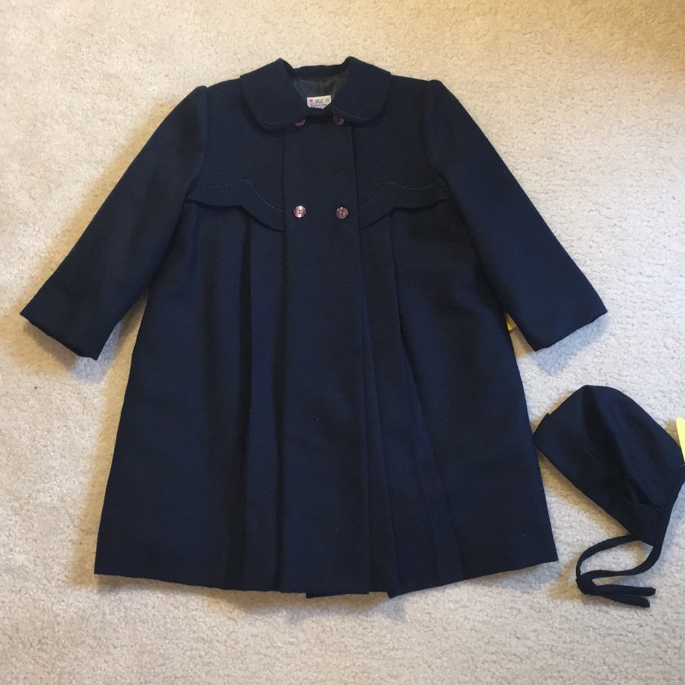 ✨HP✨ NWT Pili Carrera wool coat and bonnet